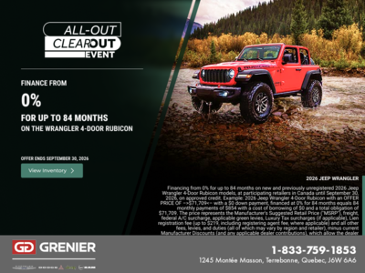 Get the 2026 Jeep Wrangler!