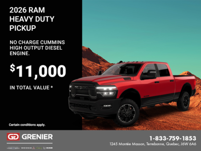 Get the 2026 RAM Heavy Duty