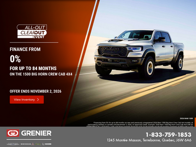 Get the 2026 RAM 1500!
