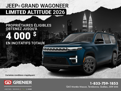 Jeep Grand Wagoneer L 2026