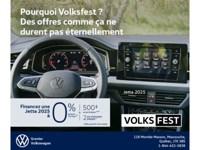 Procurez-vous la Volkswagen Jetta 2025