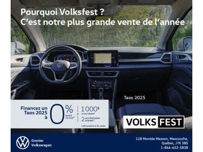 Procurez-vous le Volkswagen Taos 2025