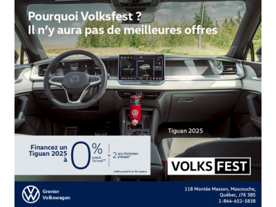 Procurez-vous le Volkswagen Tiguan 2025