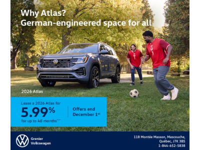 Get the 2026 Volkswagen Atlas
