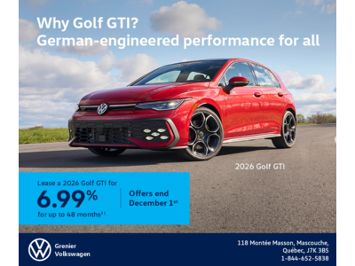 Get the 2026 Volkswagen Golf GTI