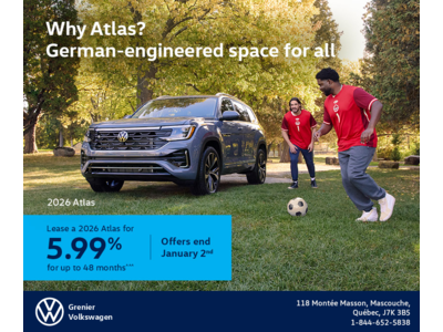 Get the 2026 Volkswagen Atlas