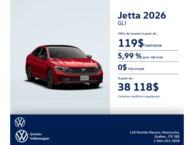 Procurez-vous la Volkswagen Jetta Gli 2025