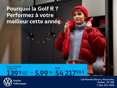 Procurez-vous la Volkswagen Golf R 2026