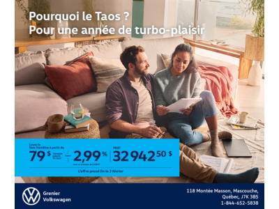 Procurez-vous la Volkswagen Taos 2026