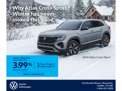 Get the 2026 Volkswagen Atlas Cross Sport