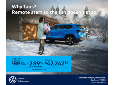 Get the 2026 Volkswagen Taos