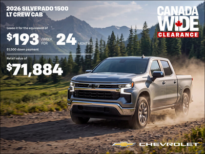 The 2026 Chevrolet Silverado 1500 LT