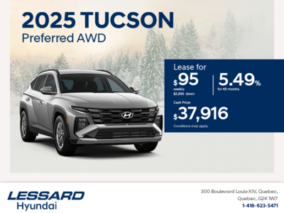 Get the 2025 Hyundai Tucson