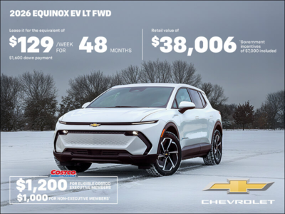 Get the 2026 Chevrolet Equinox EV