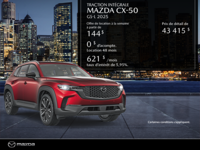Procurez-vous le Mazda Cx-50 2025