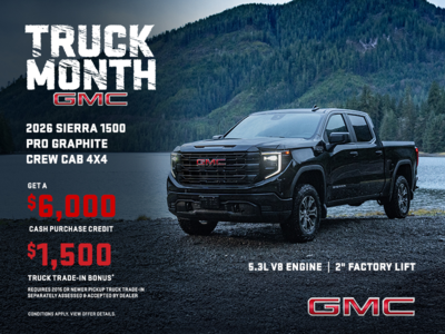 The 2026 GMC Sierra 1500 Pro Graphite 4X4