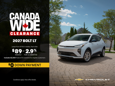Get the 2027 Chevrolet Bolt LT