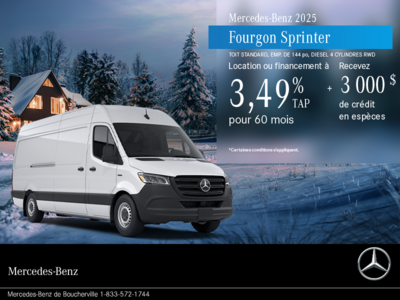 Fourgon Sprinter Cargo 2025