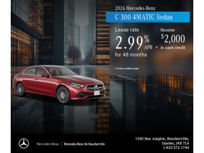 2026 C 300 4Matic Sedan