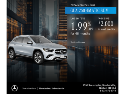 2026 GLA 250 4MATIC SUV