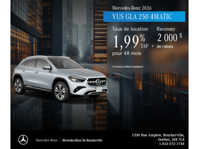 VUS GLA 250 4MATIC 2026