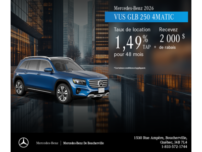 VUS GLB 250 4MATIC 2026