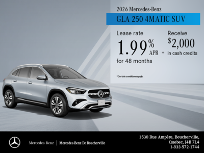 2026 GLA 250 4MATIC SUV