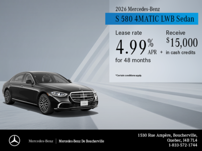 2026 S 580 4MATIC LWB Sedan