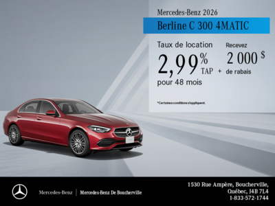 Berline C 300 4Matic 2026