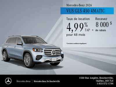 VUS GLS 450 4MATIC 2026