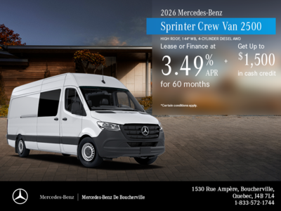 2026 Sprinter Crew Van 2500