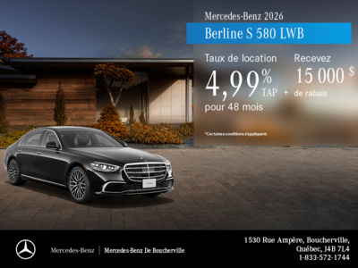 Mercedes-Benz S-Class Sedan 2026