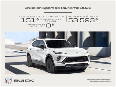 Procurez-vous la Buick Envision 2026