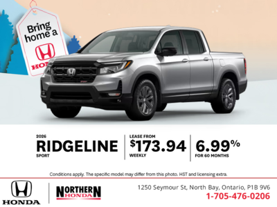 Get the 2026 Honda Ridgeline!
