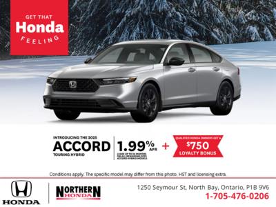 Get the 2025 Honda Accord!