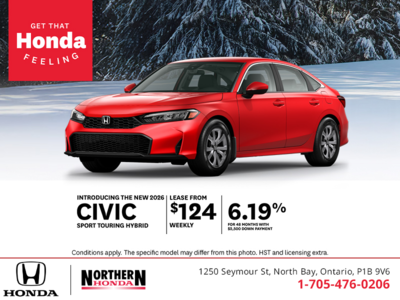 Get the 2026 Honda Civic Hybrid!