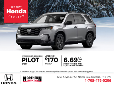 Get the 2026 Honda Pilot