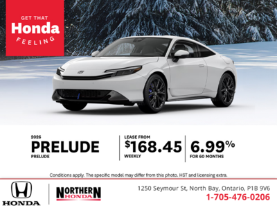Get the 2026 Honda Prelude!