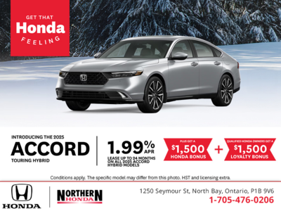Get the 2025 Honda Accord Hybrid!