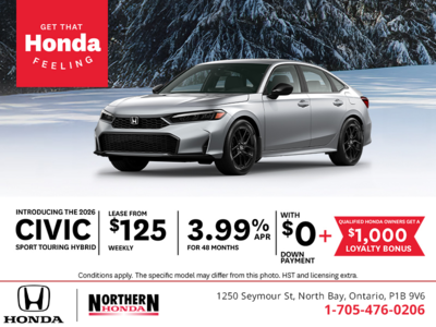 Get the 2026 Honda Civic Hybrid!