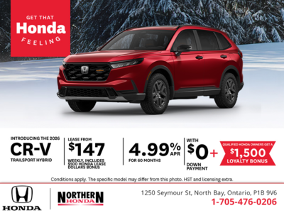 Get the 2026 Honda CR-V hybrid!