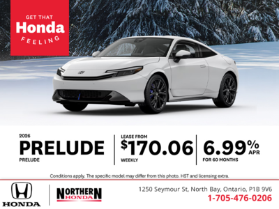 Get the 2026 Honda Prelude!