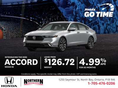 Get the 2026 Honda Accord!