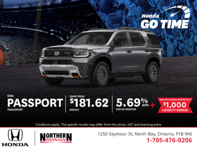 Get the 2026 Honda Passport!