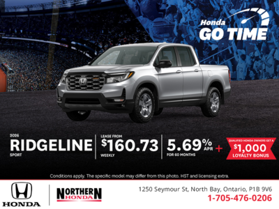 Get the 2026 Honda Ridgeline!