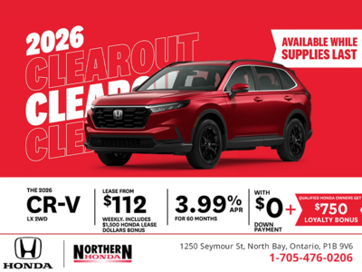 Get the 2026 Honda CR-V!
