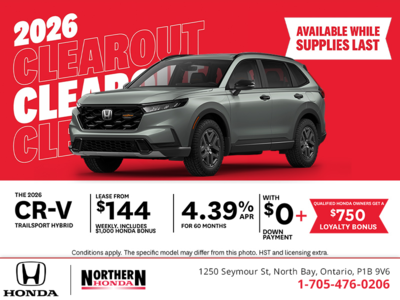 Get the 2026 Honda CR-V hybrid!
