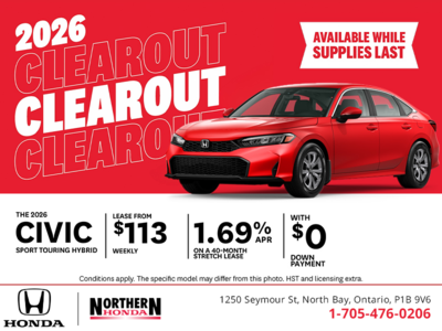 Get the 2026 Honda Civic Hybrid!