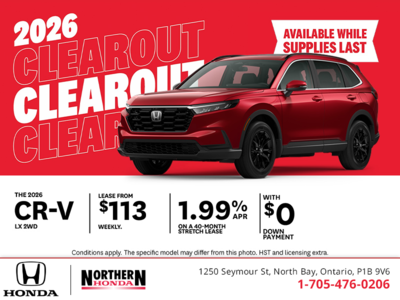 Get the 2026 Honda CR-V!