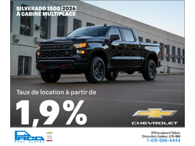 Procurez-vous le Chevrolet Silverado 1500 2026